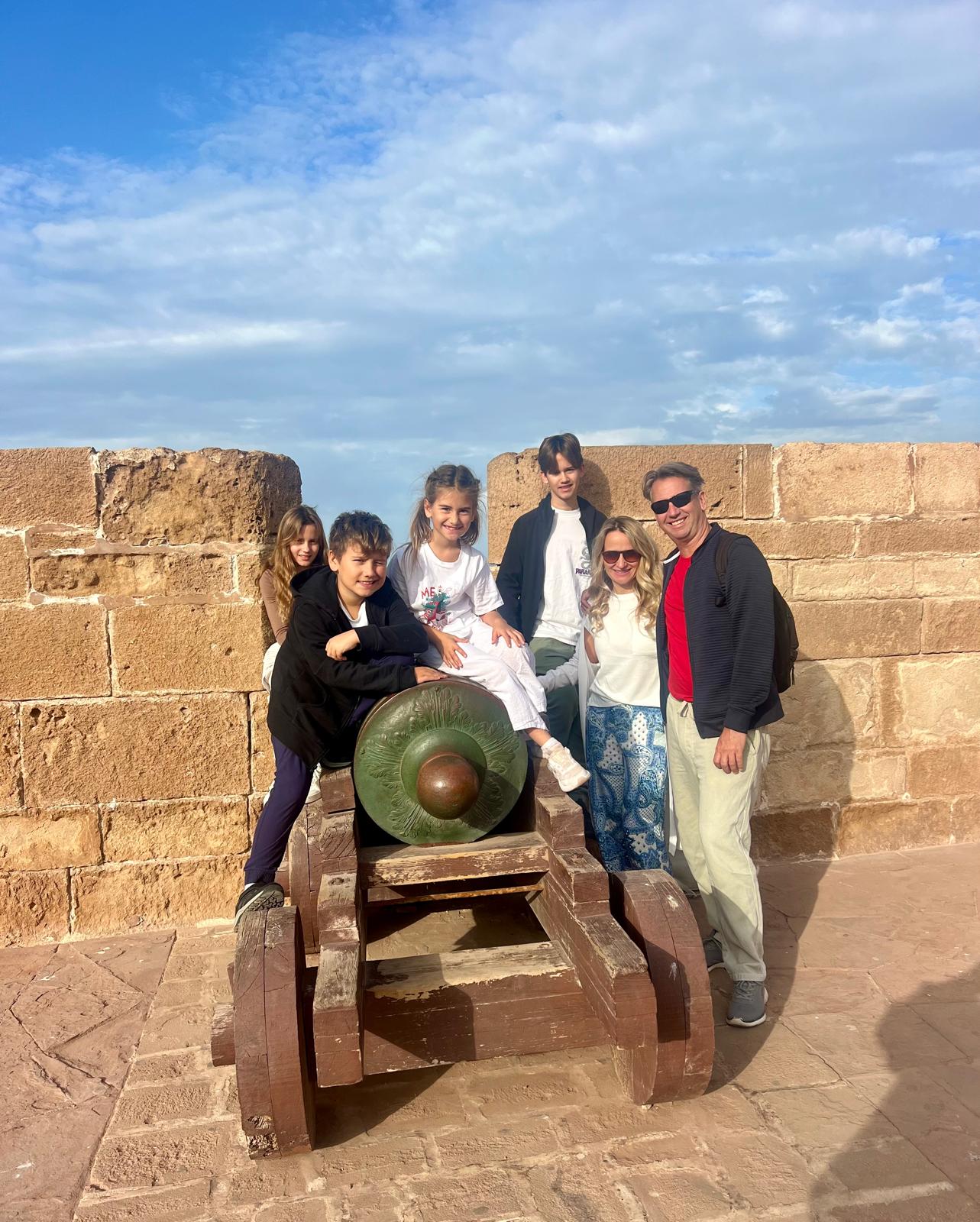 Villa des Orangers outdoor dining, Morocco